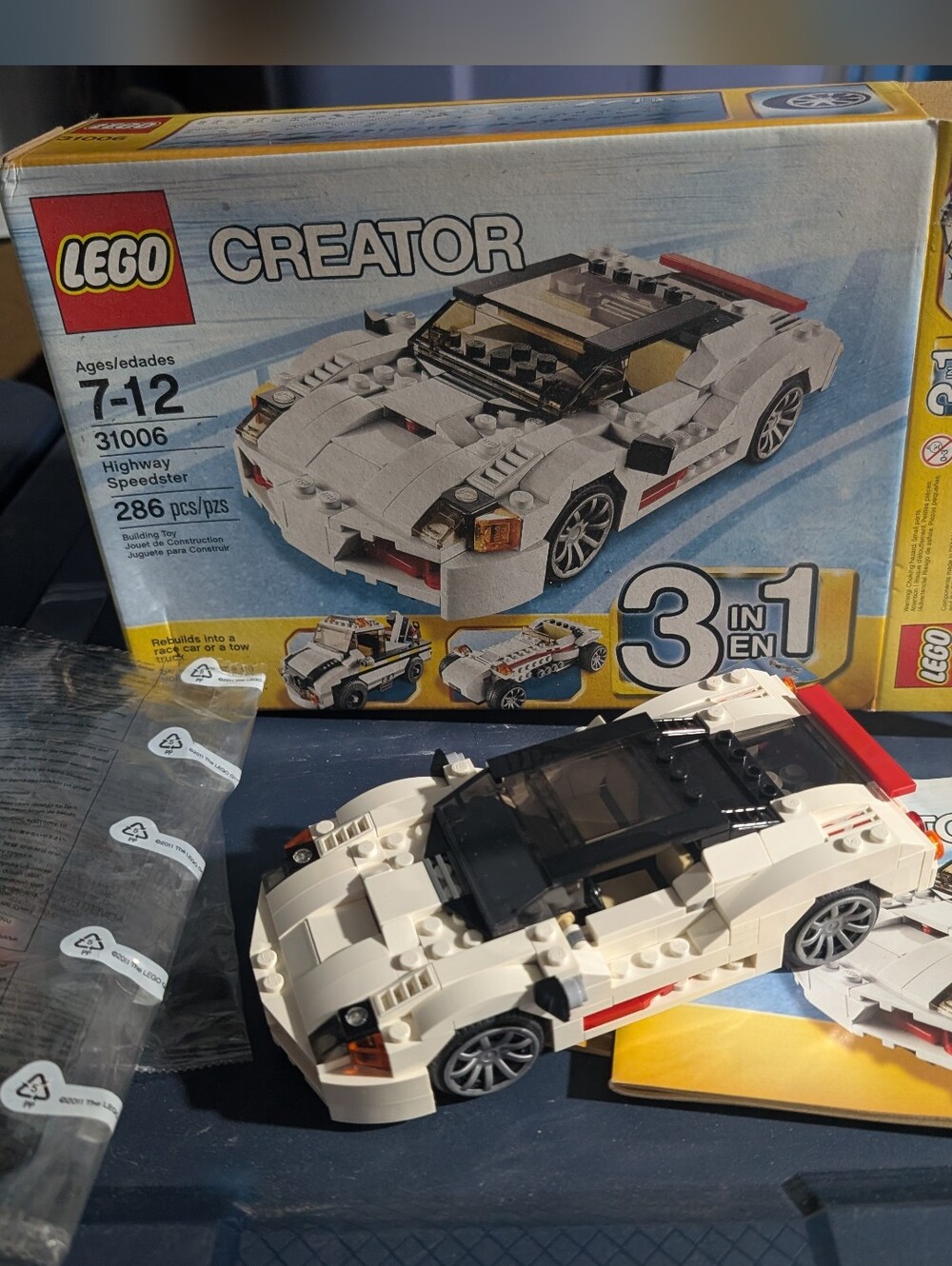 LEGO 31006 Creator Highway Speedster LEGO Creator 3 In 1 COMPLETE